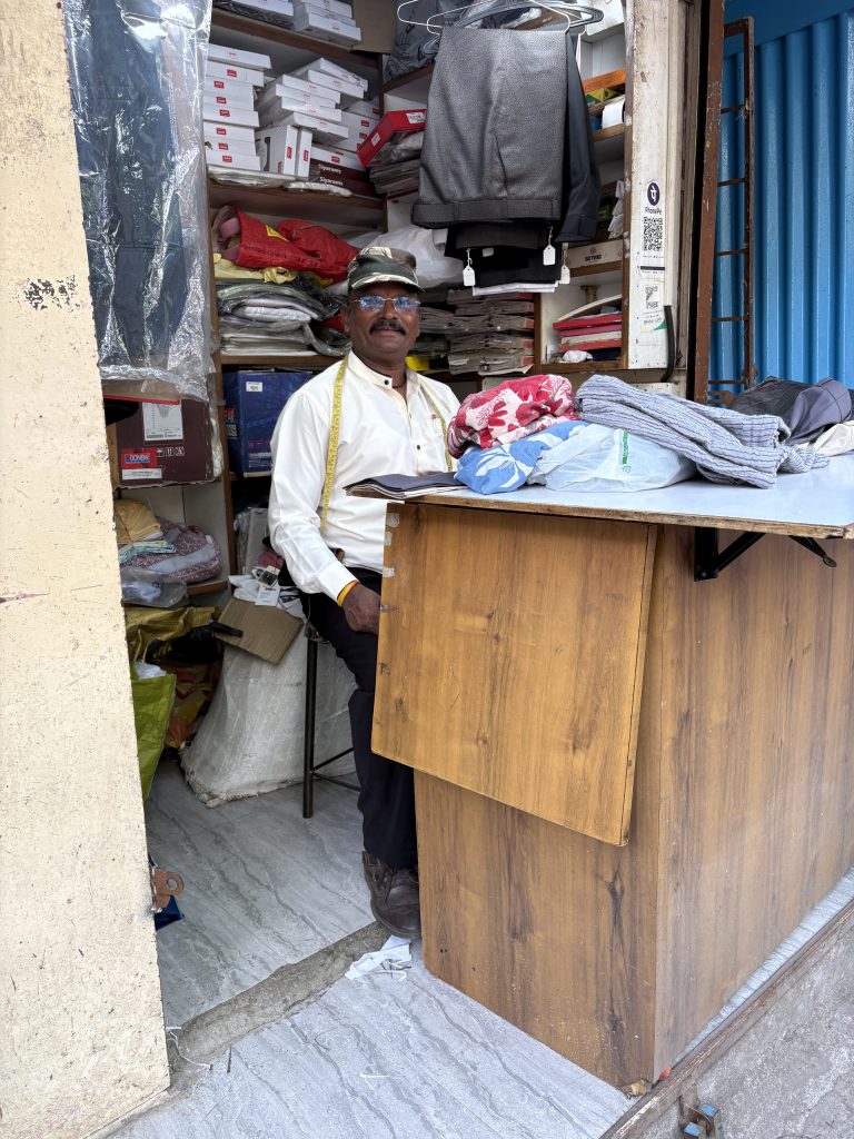 Shravan Gaikwad, tailor for Guruji